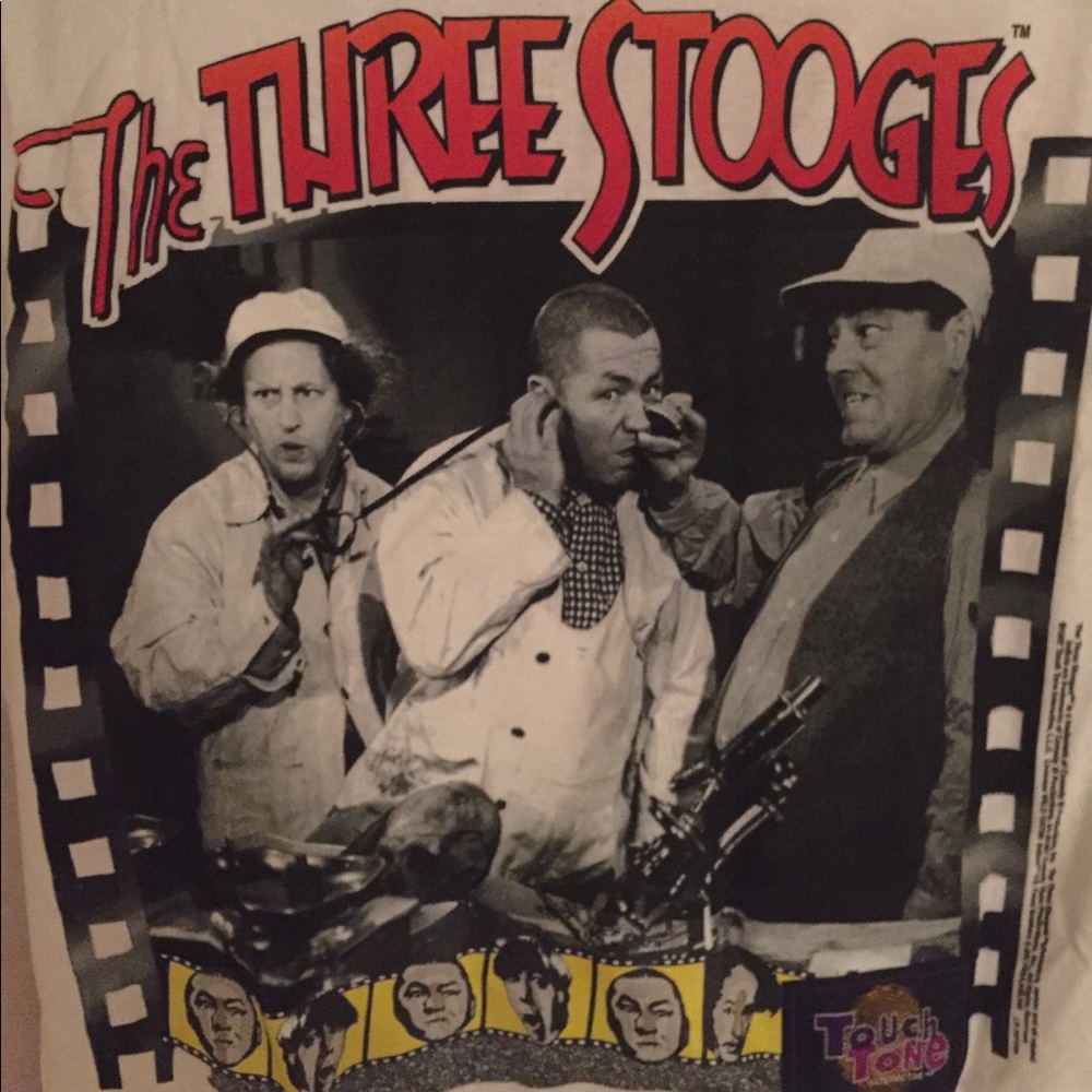 The 3 Stooges touch tone short sleeve T-shirt